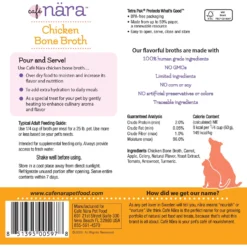 Cafe Nara Chicken Broth Grain-Free Dog & Cat Wet Food Topper, 1.1-lb Bottle -Pawsphoria Sales Store 277777 PT2. AC SS1800 V1700599000