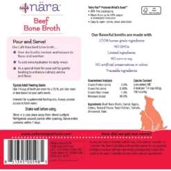 Cafe Nara Beef Broth Grain-Free Dog & Cat Wet Food Topper, 1.1-lb Bottle -Pawsphoria Sales Store 277779 PT2. AC SS1800 V1700674699