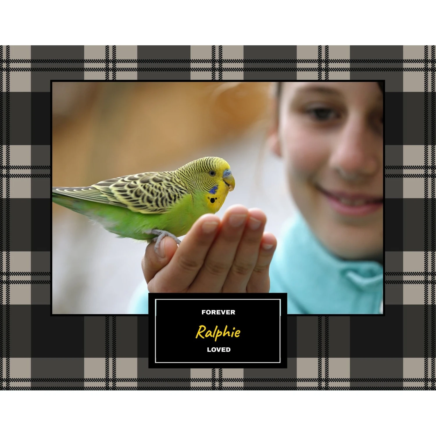 Frisco Personalized Buffalo Plaid 8 X 10 Gallery-Wrapped Canvas - Landscape 3 Frisco Personalized Buffalo Plaid 8 X 10 Gallery-Wrapped Canvas - Landscape - Image 3