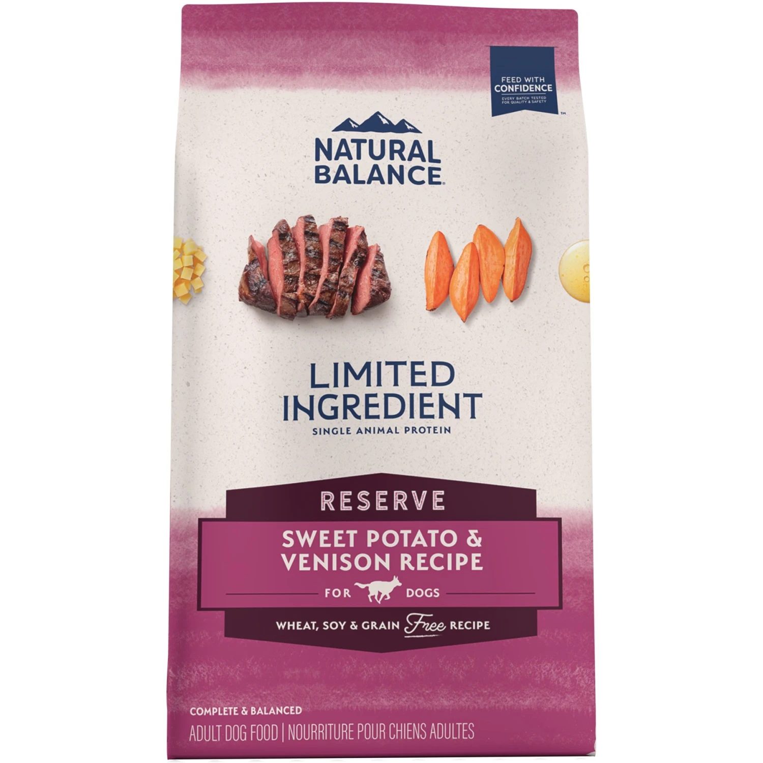 Natural Balance Limited Ingredient Reserve Grain-Free Sweet Potato & Venison Recipe Dry Dog Food 1 Natural Balance Limited Ingredient Reserve Grain-Free Sweet Potato & Venison Recipe Dry Dog Food