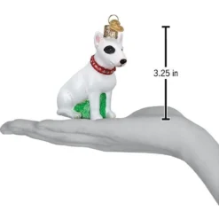 Old World Christmas Bull Terrier Glass Tree Ornament -Pawsphoria Sales Store 280303 PT4. AC SS1800 V1615846901