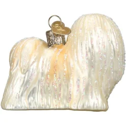 Old World Christmas Lhaso Apso Glass Tree Ornament -Pawsphoria Sales Store 280305 PT2. AC SS1800 V1615847219