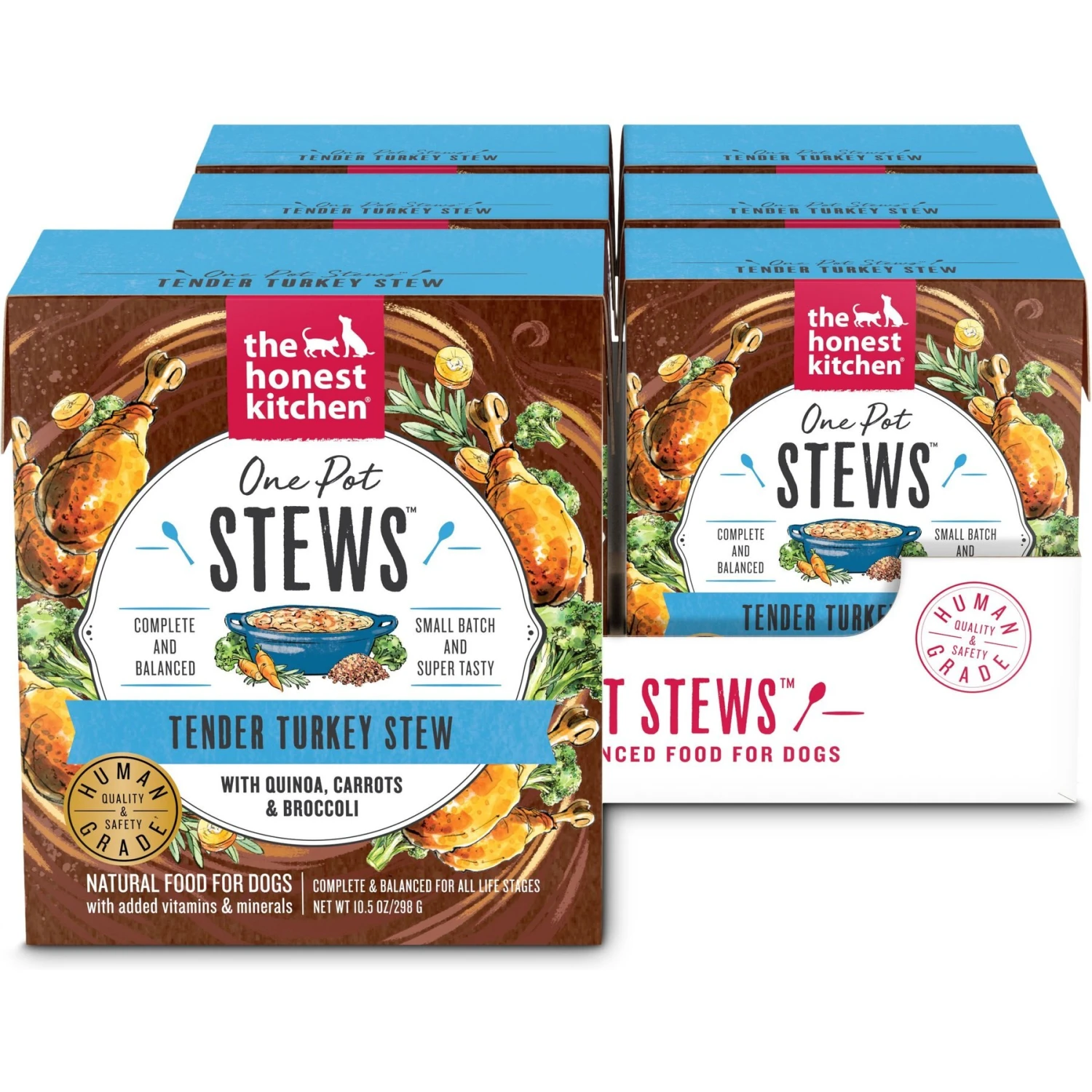 'The Honest Kitchen One Pot Stew Tender Turkey Stew With Quinoa, Carrots & Broccoli Wet Dog Food 1 'The Honest Kitchen One Pot Stew Tender Turkey Stew With Quinoa, Carrots & Broccoli Wet Dog Food