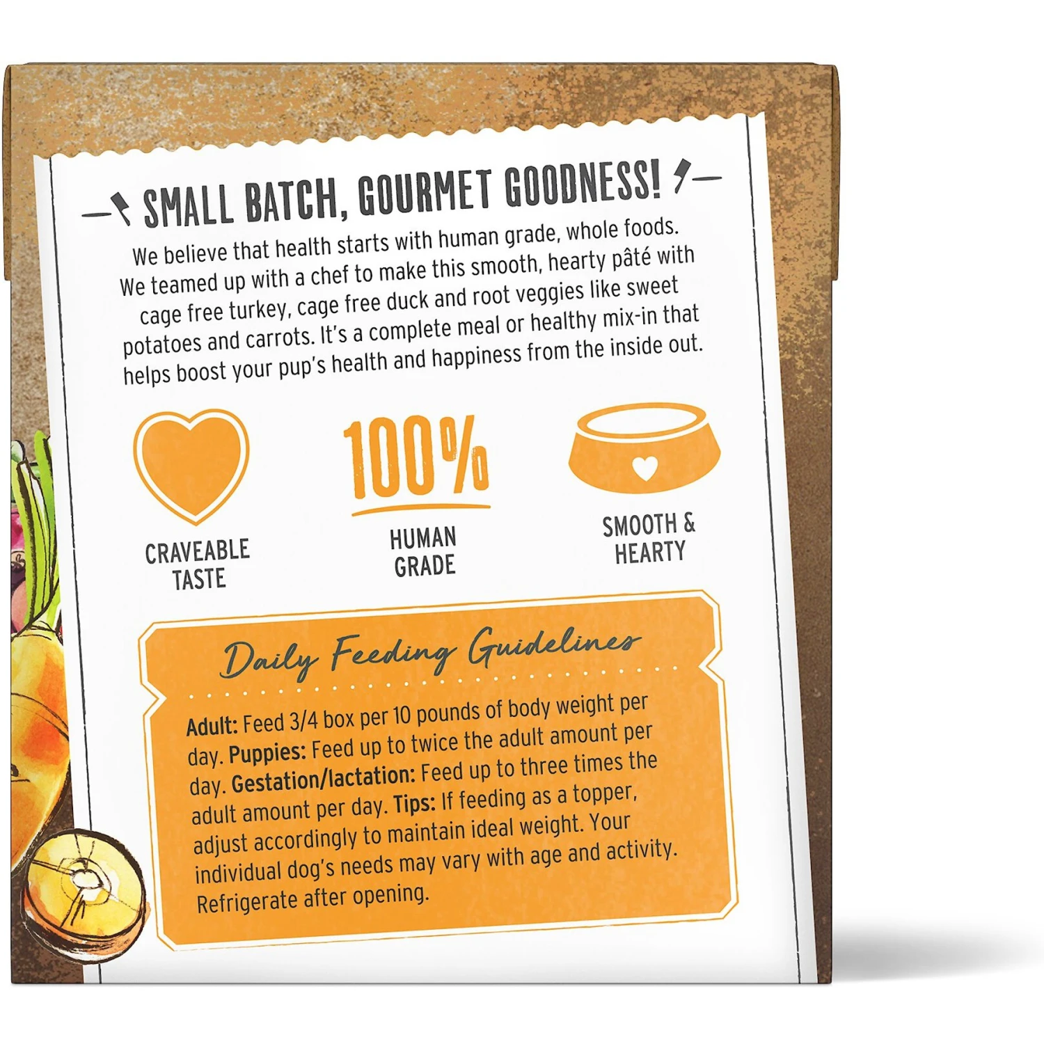 'The Honest Kitchen Butcher Block Pate Turkey, Duck & Root Veggies Wet Dog Food, 10.5-oz Bag, Case Of 6 2 'The Honest Kitchen Butcher Block Pate Turkey, Duck & Root Veggies Wet Dog Food, 10.5-oz Bag, Case Of 6 - Image 2