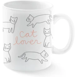 Pawsphoria Sales Store 9 Fringe Studio "Cat Lover" Montana Mug, 16-oz