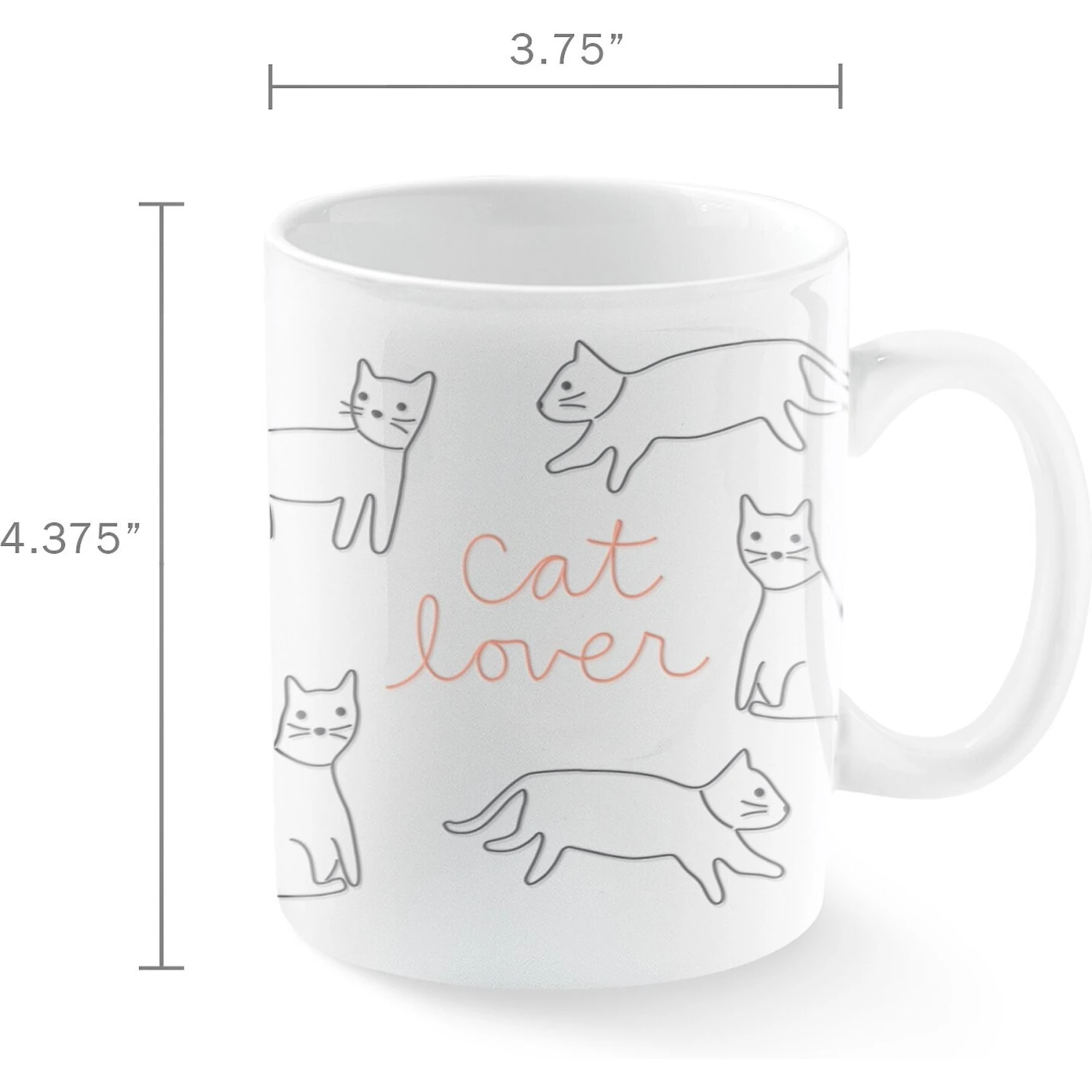 Fringe Studio "Cat Lover" Montana Mug, 16-oz 2 Fringe Studio "Cat Lover" Montana Mug, 16-oz - Image 2