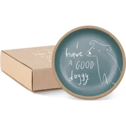 Fringe Studio "Good Doggy" Round Stoneware Tray -Pawsphoria Sales Store 282488 PT2. AC SS1800 V1621375644