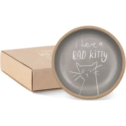 Fringe Studio "Bad Kitty" Mini Round Stoneware Tray 5 Fringe Studio "Bad Kitty" Mini Round Stoneware Tray -Pawsphoria Sales Store 282490 PT2. AC SS1800 V1621374841