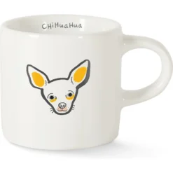 Fringe Studio "BFF Chihuahua" Mini Ceramic Mug, 2-oz