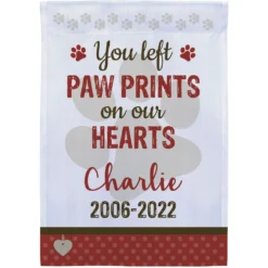 Frisco Personalized Double Sided Printed Memorial Paw Prints Garden Flag -Pawsphoria Sales Store 287077 PT5. AC SS1800 V1663871864