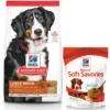 Hill's Science Diet Adult Large Breed Lamb Meal & Brown Rice Dry Dog Food & Hill's Natural Soft Savories With Peanut Butter & Banana Dog Treats