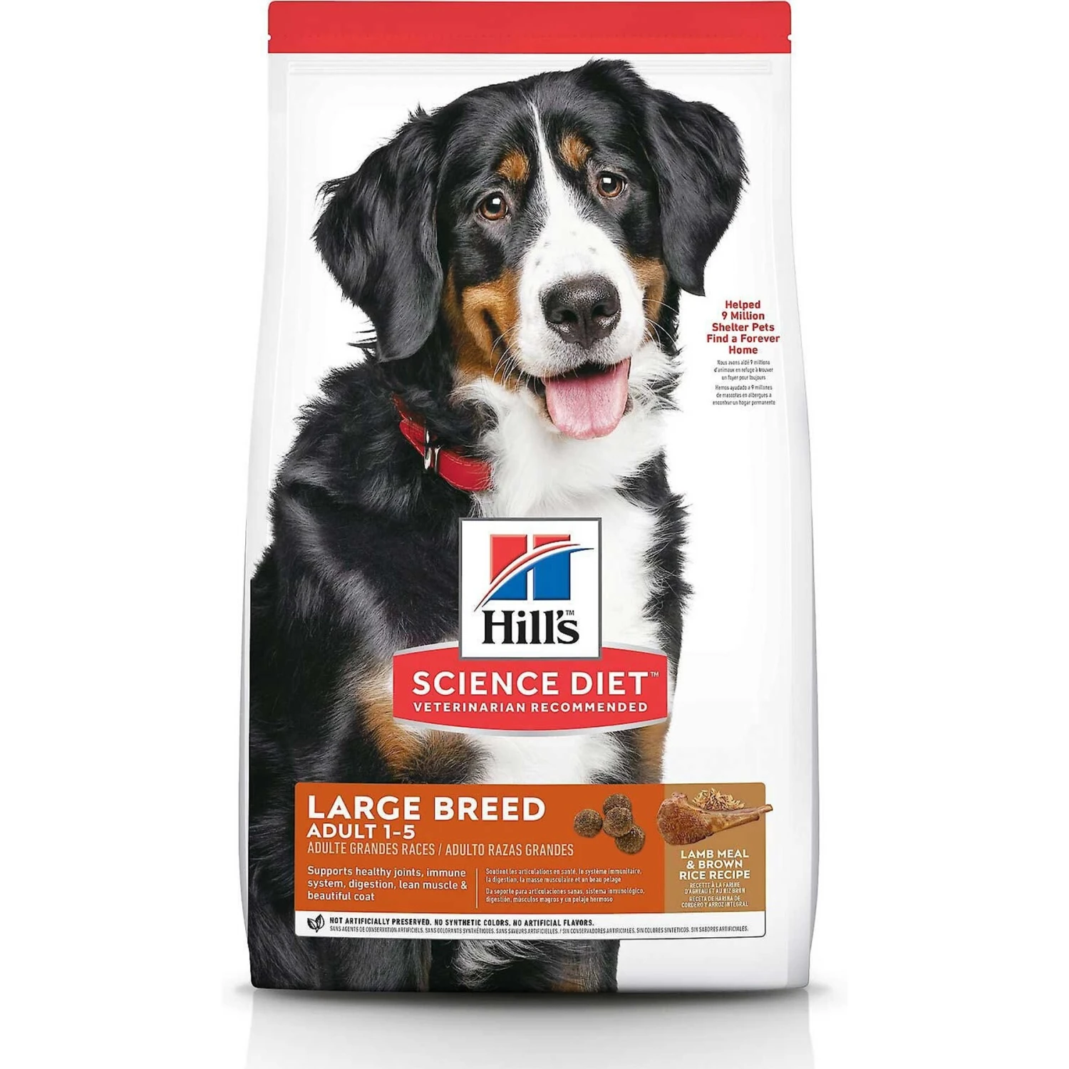 Hill's Science Diet Adult Large Breed Lamb Meal & Brown Rice Dry Dog Food & Hill's Natural Soft Savories With Peanut Butter & Banana Dog Treats 2 Hill's Science Diet Adult Large Breed Lamb Meal & Brown Rice Dry Dog Food & Hill's Natural Soft Savories With Peanut Butter & Banana Dog Treats - Image 2