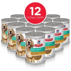 Hill's Science Diet Adult Perfect Weight Chicken Recipe Dry Dog Food & Hill's Science Diet Adult Perfect Weight Hearty Vegetable & Chicken Stew Canned Dog Food -Pawsphoria Sales Store 293188 PT5. AC SS1800 V1619979721