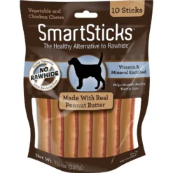 Nature's Recipe Grain-Free Chicken, Sweet Potato & Pumpkin Recipe Dry Dog Food & SmartBones SmartSticks Peanut Butter Dog Treats -Pawsphoria Sales Store 293382 PT4. AC SS1800 V1620014821