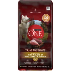 Purina ONE True Instinct Natural High Protein With Real Turkey & Venison Dry Dog Food & Milk-Bone Original Large Biscuit Dog Treats -Pawsphoria Sales Store 293560 PT5. AC SS1800 V1661824438