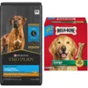 Purina Pro Plan Adult Large Breed Shredded Blend Chicken & Rice Formula Dry Dog Food & Milk-Bone Original Large Biscuit Dog Treats