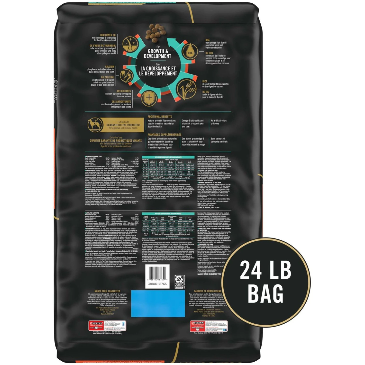 Purina Pro Plan Puppy Sensitive Skin & Stomach Salmon & Rice Dry Dog Food & Wellness Soft Puppy Bites Lamb & Salmon Recipe Grain-Free Natural Dog Treats 7 Purina Pro Plan Puppy Sensitive Skin & Stomach Salmon & Rice Dry Dog Food & Wellness Soft Puppy Bites Lamb & Salmon Recipe Grain-Free Natural Dog Treats - Image 7