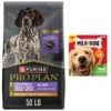 Purina Pro Plan Sport Performance All Life Stages High-Protein 30/20 Chicken & Rice Formula Dry Dog Food & Milk-Bone Original Large Biscuit Dog Treats
