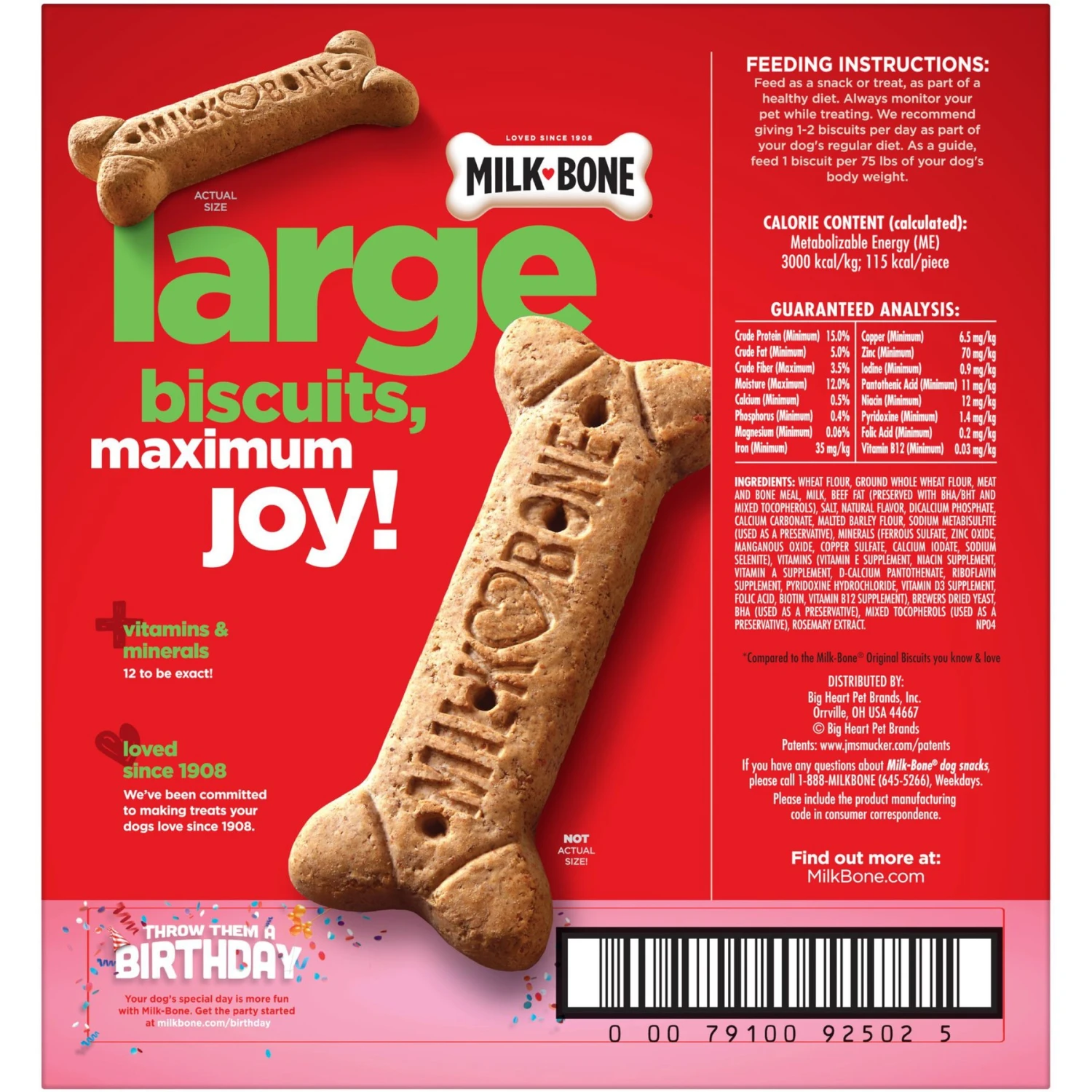 Purina Pro Plan Sport Performance All Life Stages High-Protein 30/20 Chicken & Rice Formula Dry Dog Food & Milk-Bone Original Large Biscuit Dog Treats 3 Purina Pro Plan Sport Performance All Life Stages High-Protein 30/20 Chicken & Rice Formula Dry Dog Food & Milk-Bone Original Large Biscuit Dog Treats - Image 3