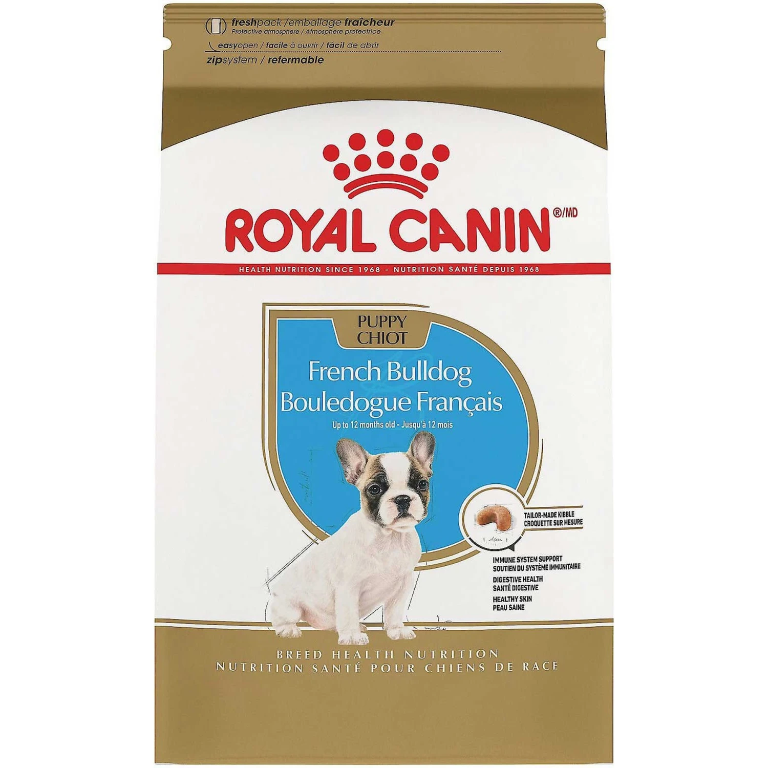 Royal Canin Breed Health Nutrition French Bulldog Puppy Dry Dog Food & N-Bone Puppy Teething Ring Chicken Flavor Dog Treats 2 Royal Canin Breed Health Nutrition French Bulldog Puppy Dry Dog Food & N-Bone Puppy Teething Ring Chicken Flavor Dog Treats - Image 2