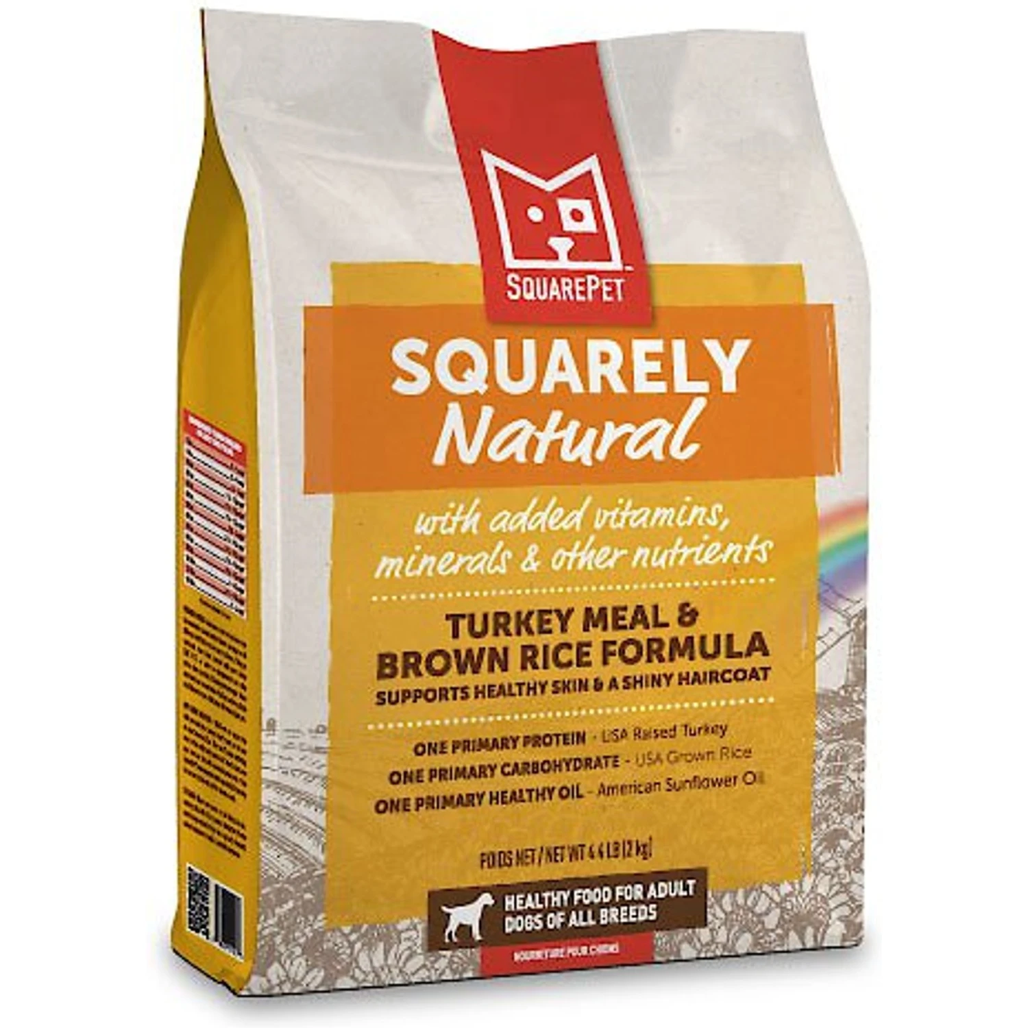SquarePet Squarely Natural Turkey Meal & Brown Rice Formula Dry Dog Food 1 SquarePet Squarely Natural Turkey Meal & Brown Rice Formula Dry Dog Food