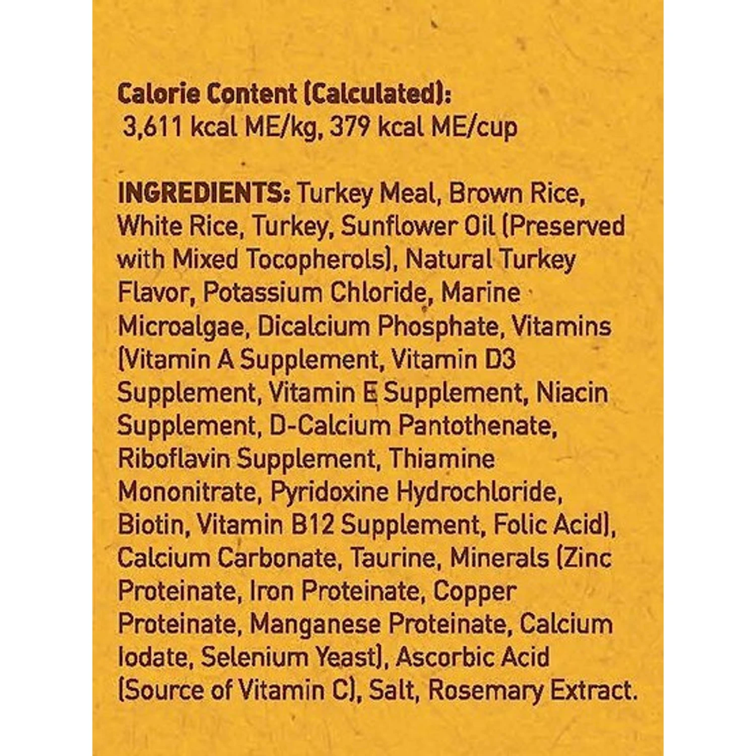 SquarePet Squarely Natural Turkey Meal & Brown Rice Formula Dry Dog Food 6 SquarePet Squarely Natural Turkey Meal & Brown Rice Formula Dry Dog Food - Image 6