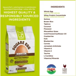 SquarePet Square Egg Meat Free Formula Dry Dog Food -Pawsphoria Sales Store 297021 PT3. AC SS1800 V1620879751