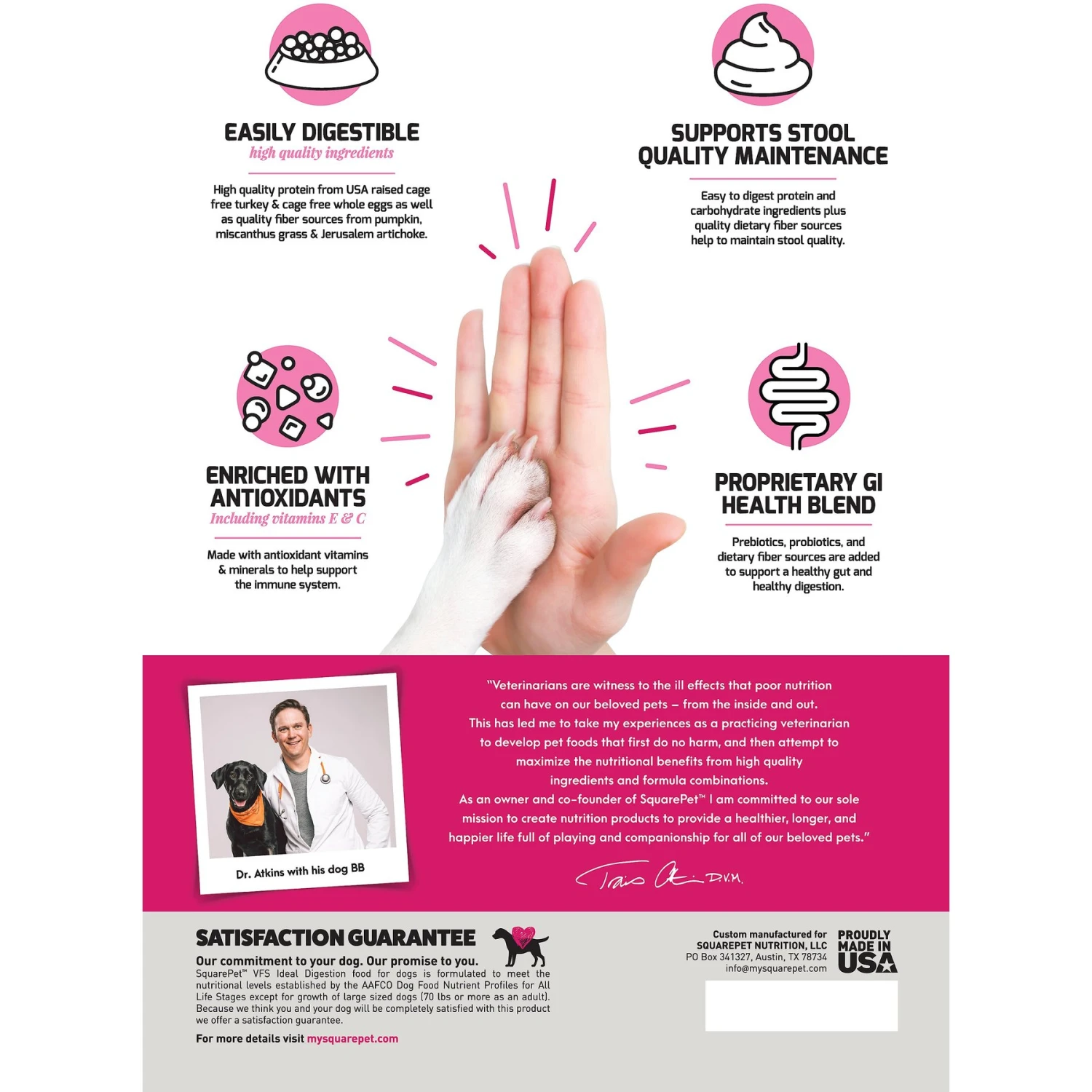 SquarePet VFS Ideal Digestion Dry Dog Food 2 SquarePet VFS Ideal Digestion Dry Dog Food - Image 2