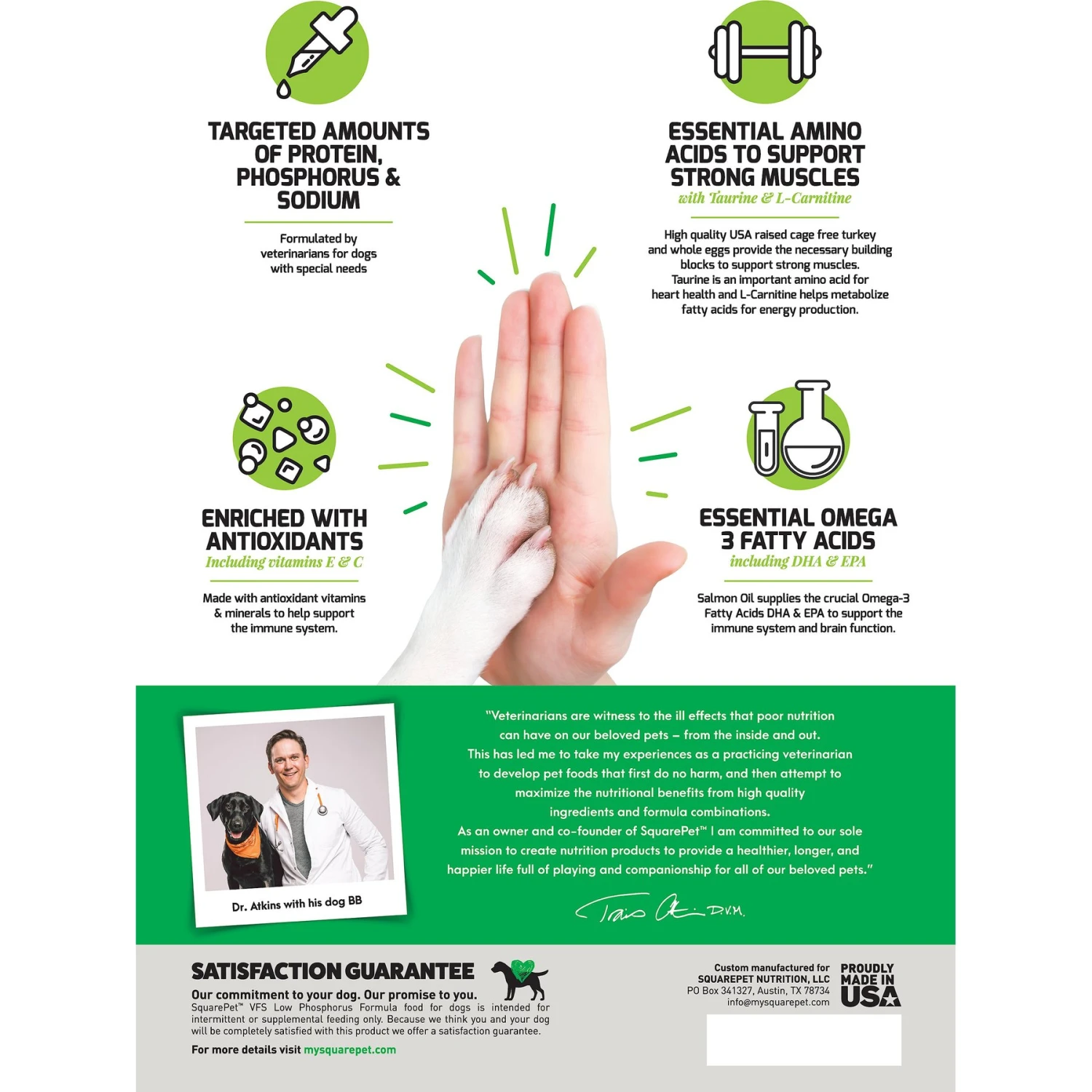 SquarePet VFS Low Phosphorus Formula Dry Dog Food 2 SquarePet VFS Low Phosphorus Formula Dry Dog Food - Image 2