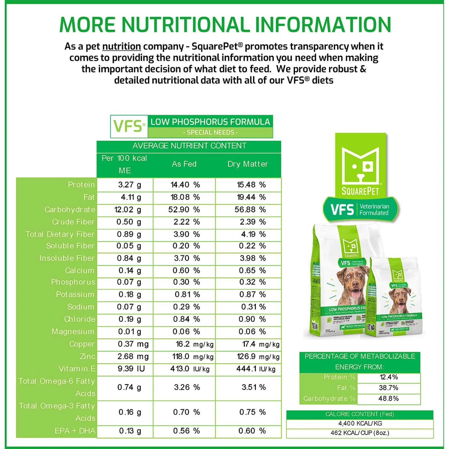 SquarePet VFS Low Phosphorus Formula Dry Dog Food 5 SquarePet VFS Low Phosphorus Formula Dry Dog Food - Image 5