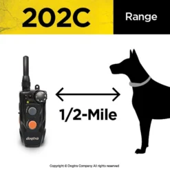 Dogtra 202C Training E-Collar Waterproof One-Handed Operation Dog Remote, 2 Count 12 Dogtra 202C Training E-Collar Waterproof One-Handed Operation Dog Remote, 2 Count -Pawsphoria Sales Store 297474 PT5. AC SS1800 V1620914612