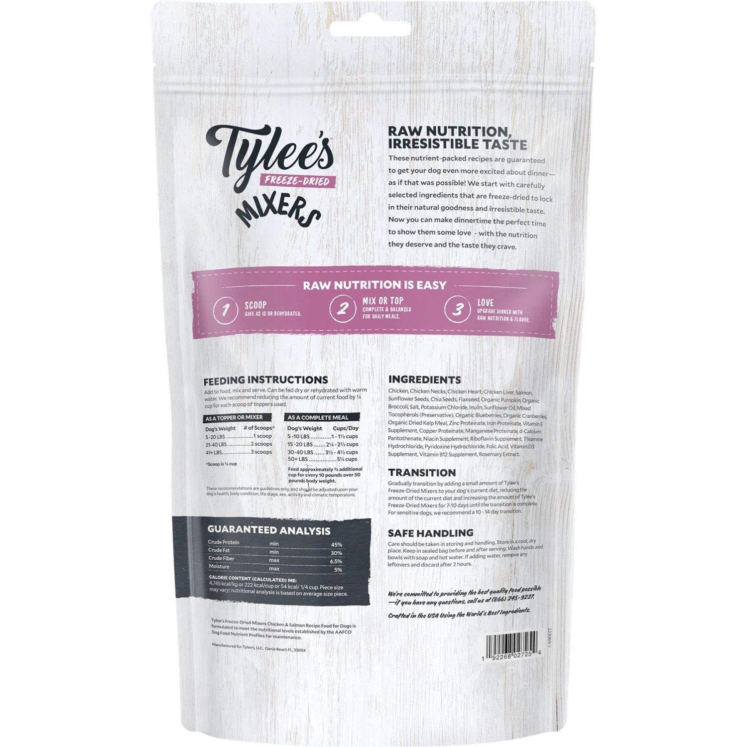 American Journey Protein & Grains Small Breed Chicken, Brown Rice & Vegetables Recipe Adult Dry Dog Food & Tylee's Freeze-Dried Mixers For Dogs, Chicken & Salmon Recipe 7 American Journey Protein & Grains Small Breed Chicken, Brown Rice & Vegetables Recipe Adult Dry Dog Food & Tylee's Freeze-Dried Mixers For Dogs, Chicken & Salmon Recipe - Image 7