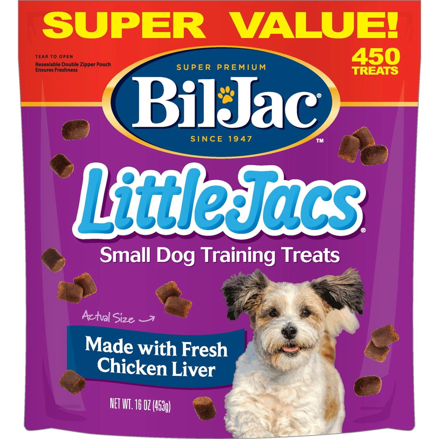 Bil-Jac Picky No More Small Breed Chicken Liver Recipe Dry Dog Food & Bil-Jac Little-Jacs Small Dog Chicken Liver Training Dog Treats 2 Bil-Jac Picky No More Small Breed Chicken Liver Recipe Dry Dog Food & Bil-Jac Little-Jacs Small Dog Chicken Liver Training Dog Treats - Image 2