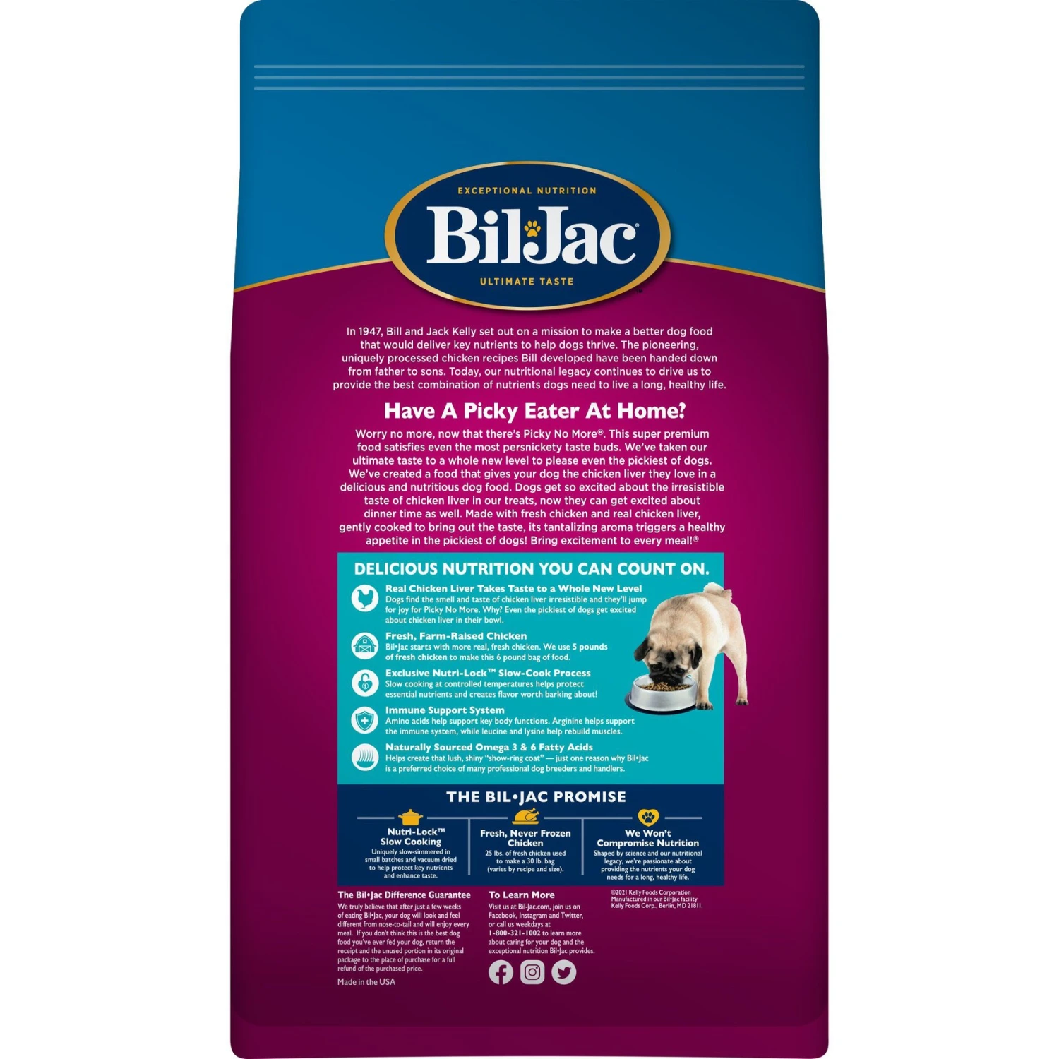 Bil-Jac Picky No More Small Breed Chicken Liver Recipe Dry Dog Food & Bil-Jac Little-Jacs Small Dog Chicken Liver Training Dog Treats 7 Bil-Jac Picky No More Small Breed Chicken Liver Recipe Dry Dog Food & Bil-Jac Little-Jacs Small Dog Chicken Liver Training Dog Treats - Image 7