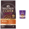 Wellness CORE RawRev Grain-Free Small Breed Original Recipe With Freeze-Dried Turkey Dry Dog Food & Wellness CORE Bowl Boosters Bare Turkey Freeze-Dried Dog Food Mixer Or Topper