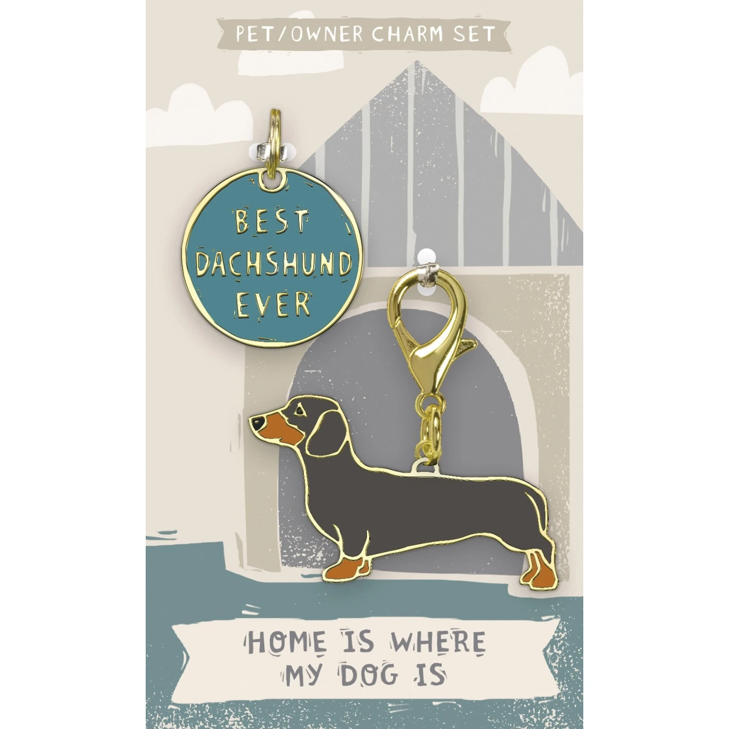 Primitives By Kathy Dachshund Charm, 2 Count 1 Primitives By Kathy Dachshund Charm, 2 Count