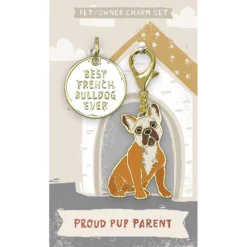 Primitives By Kathy French Bulldog Charm, 2 Count