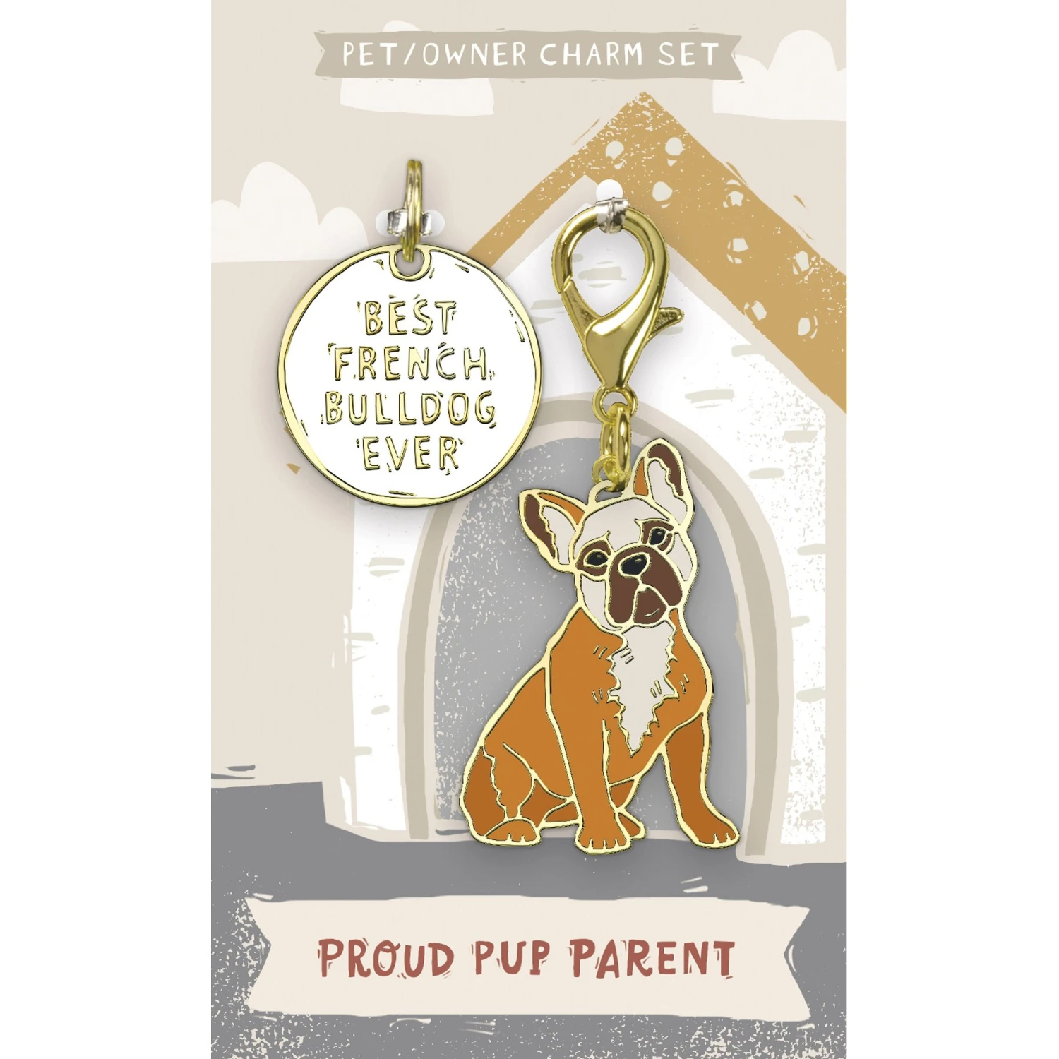 Primitives By Kathy French Bulldog Charm, 2 Count 1 Primitives By Kathy French Bulldog Charm, 2 Count