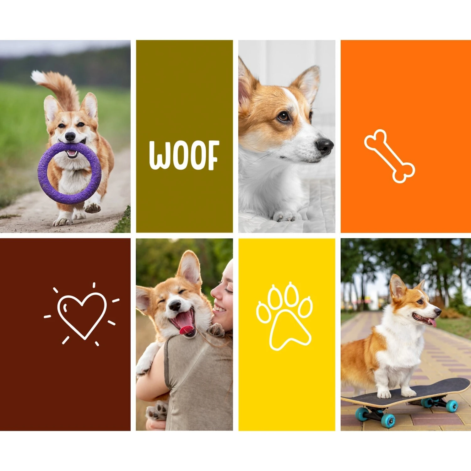 Frisco Personalized Woof Landscape Canvas Poster With Wood Hanger, 16" X 20" 3 Frisco Personalized Woof Landscape Canvas Poster With Wood Hanger, 16" X 20" - Image 3