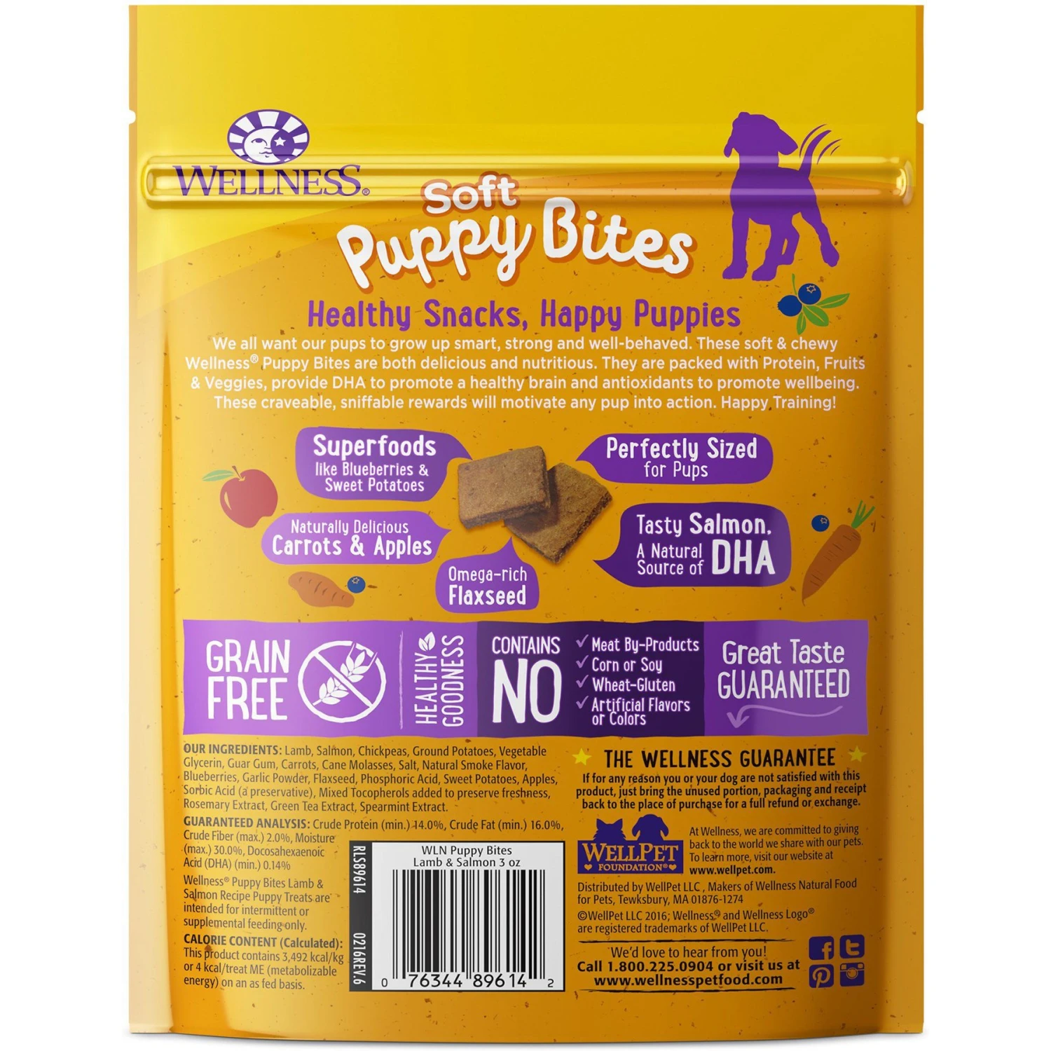 Purina Pro Plan High Protein Chicken & Rice Formula Large Breed Dry Puppy Food & Wellness Soft Puppy Bites Lamb & Salmon Recipe Grain-Free Natural Dog Treats 3 Purina Pro Plan High Protein Chicken & Rice Formula Large Breed Dry Puppy Food & Wellness Soft Puppy Bites Lamb & Salmon Recipe Grain-Free Natural Dog Treats - Image 3