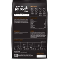 American Journey Senior Chicken & Sweet Potato Recipe Grain-Free Dry Dog Food & American Journey Poultry & Beef Variety Pack Grain-Free Canned Dog Food -Pawsphoria Sales Store 302326 PT6. AC SS1800 V1694613385