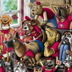 YouTheFan NFL Purebred Fans 500-Piece Puzzle -Pawsphoria Sales Store 306974 PT3. AC SS1800 V1630732620