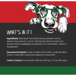 Nature's Advantage Grain-Free Beef Burger Dinner Dry Dog Food -Pawsphoria Sales Store 308131 PT3. AC SS1800 V1631155882