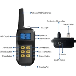 Petdiary T720 3,000-ft Shock Dog Training Collar -Pawsphoria Sales Store 309051 PT7. AC SS1800 V1634680736