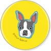 Pet Shop By Fringe Studio BFF Boston Ceramic Coaster
