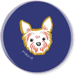 Pet Shop By Fringe Studio BFF Yorkie Ceramic Coaster
