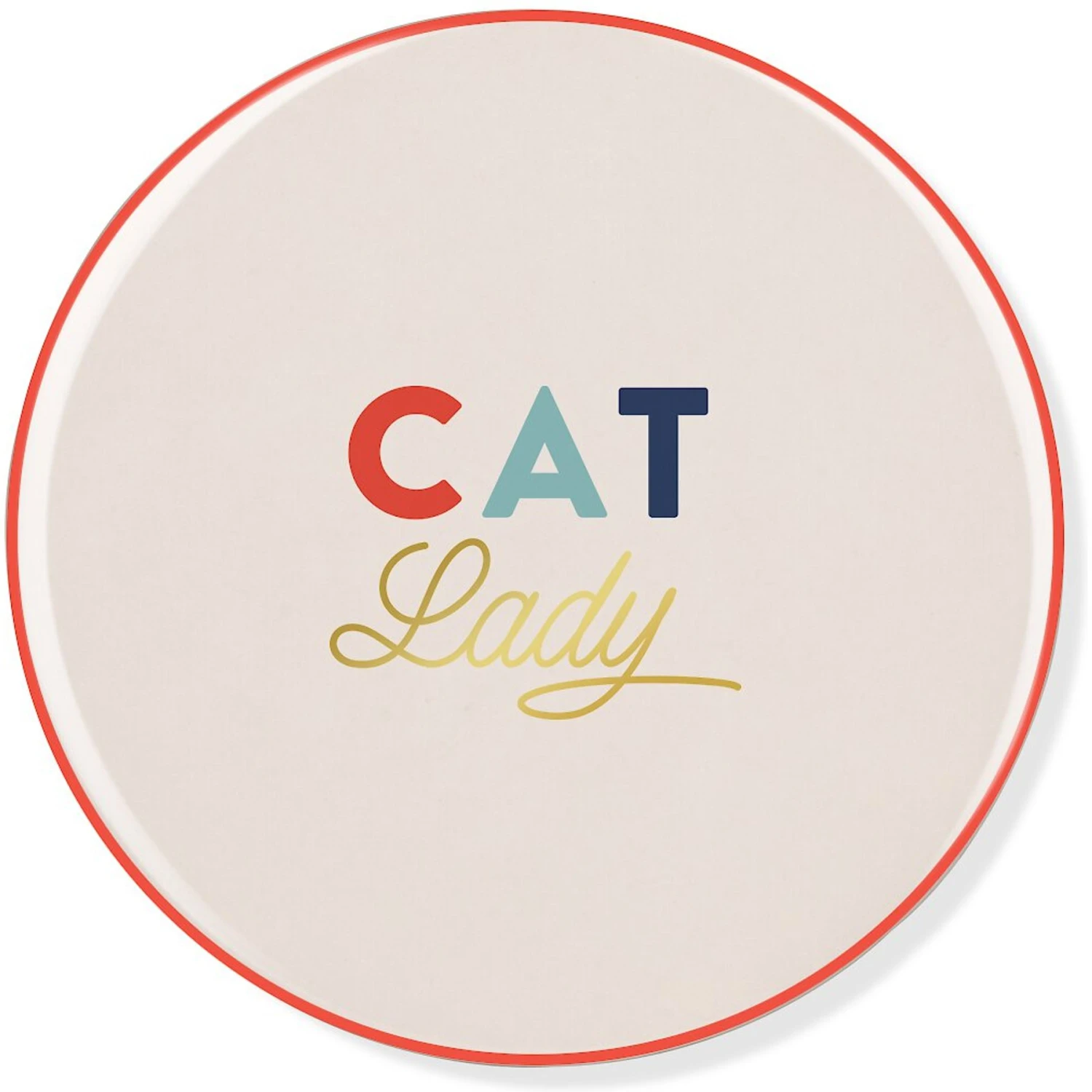 Pet Shop By Fringe Studio Cat Lady Ceramic Coaster 1 Pet Shop By Fringe Studio Cat Lady Ceramic Coaster