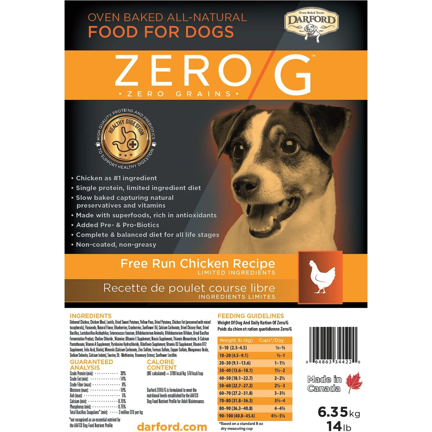 Darford Zero/G Free Run Chicken Recipe Limited Ingredients Dry Dog Food 4 Darford Zero/G Free Run Chicken Recipe Limited Ingredients Dry Dog Food - Image 4