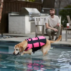 Frisco Ripstop Dog Life Jacket, Pink -Pawsphoria Sales Store 312380 PT8. AC SS1800 V1649275938