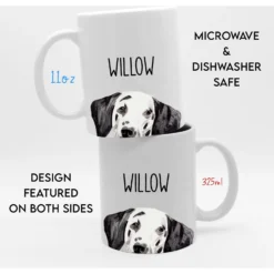 904 Custom Personalized I Work Hard Funny Double Sided Mug, 11-oz -Pawsphoria Sales Store 314475 PT4. AC SS1800 V1637019418